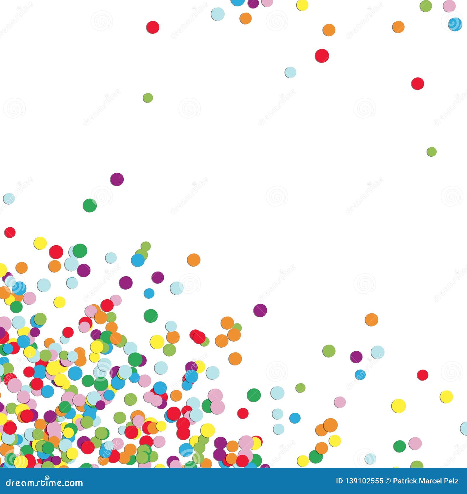 Confetti Corner Border