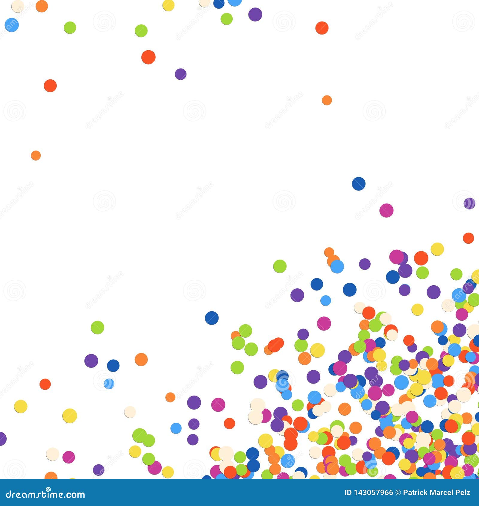 Confetti Corner Border