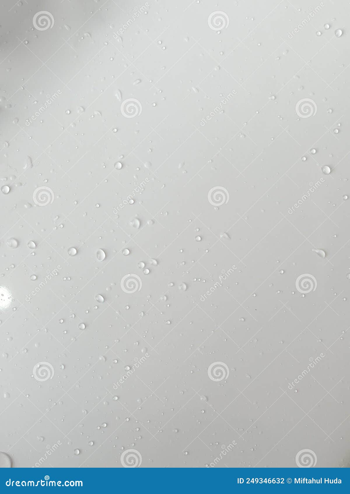 Water Droplets on a White Background. Stock Photo Image of white