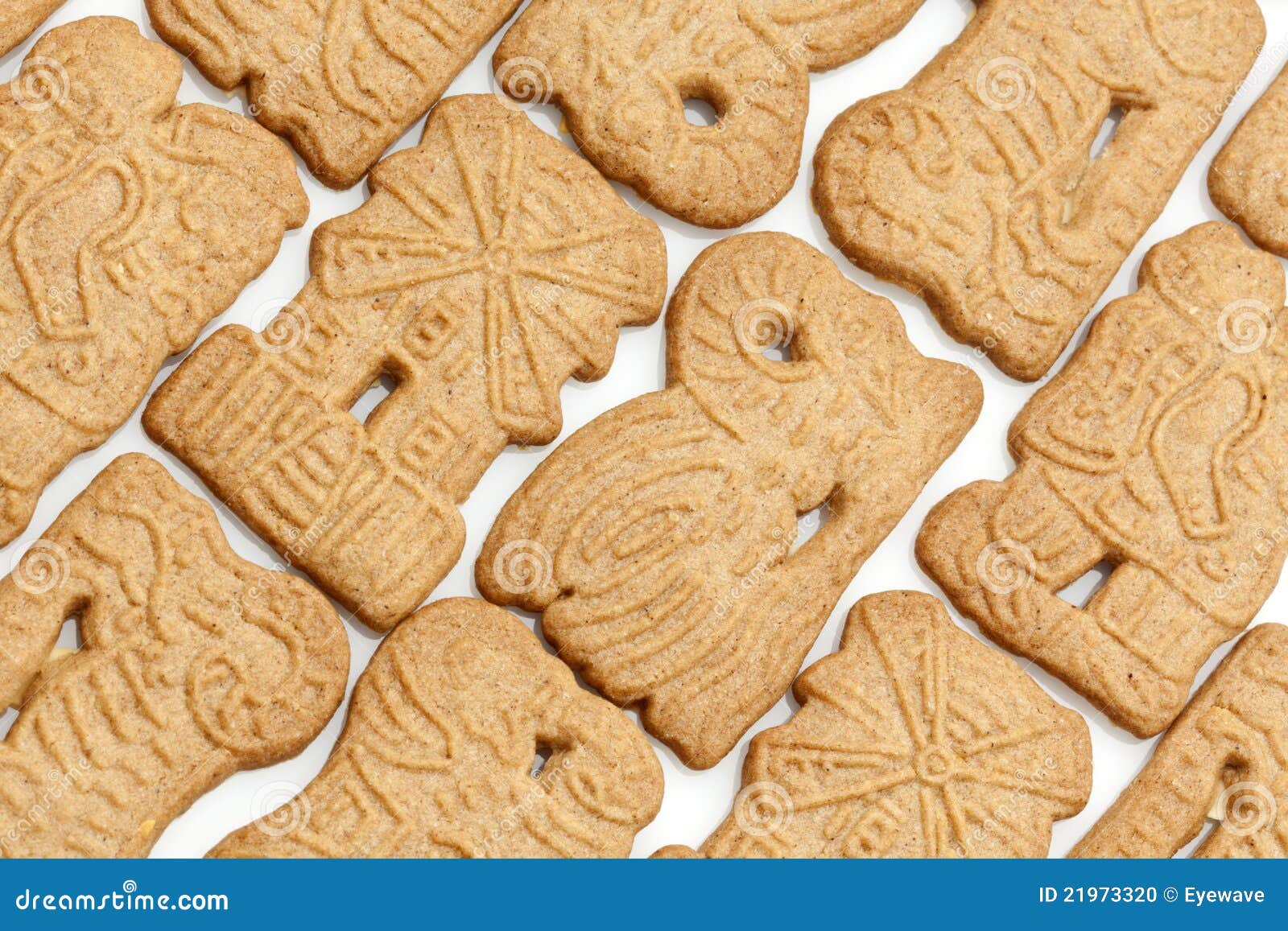 Background of Dutch Speculaas Cookies Stock Photo Image of horizontal