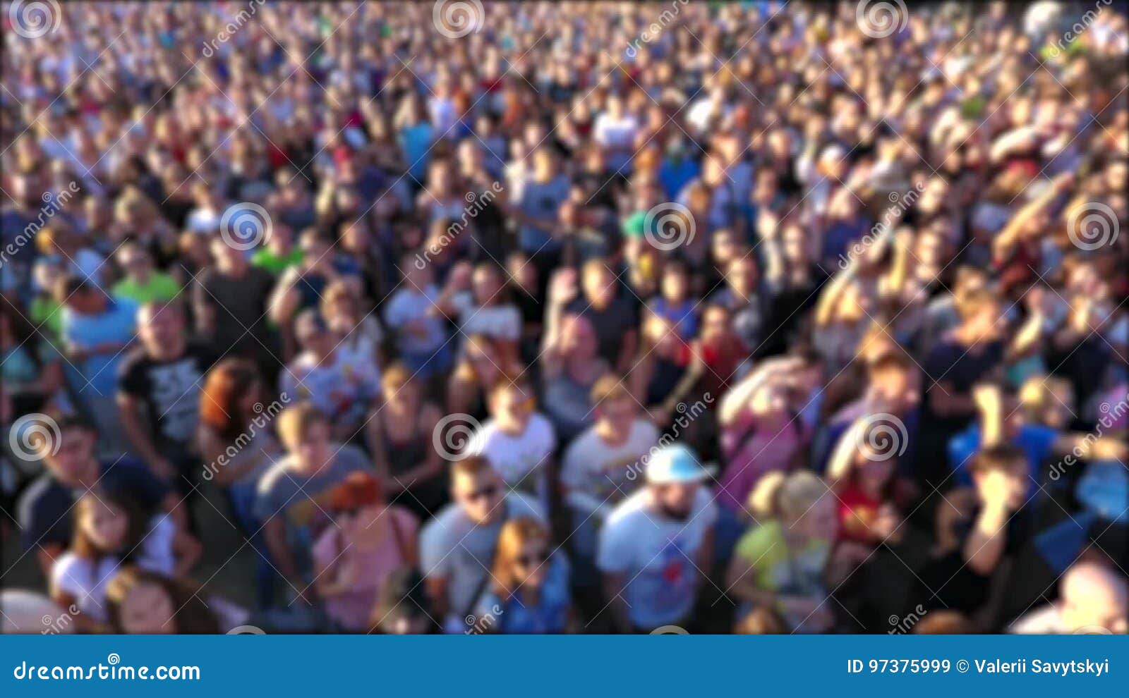 Background for Editing. People at Concert. Stock Video - Video of league,  football: 97375999