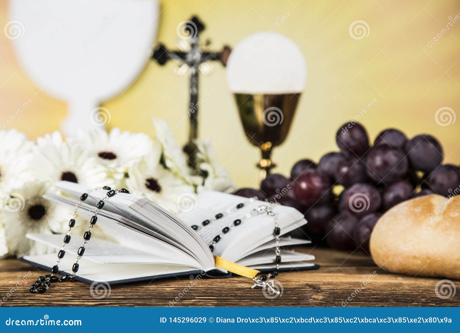 The Background Of The First Holy Communion Stock Photo 145296029 - Megapixl