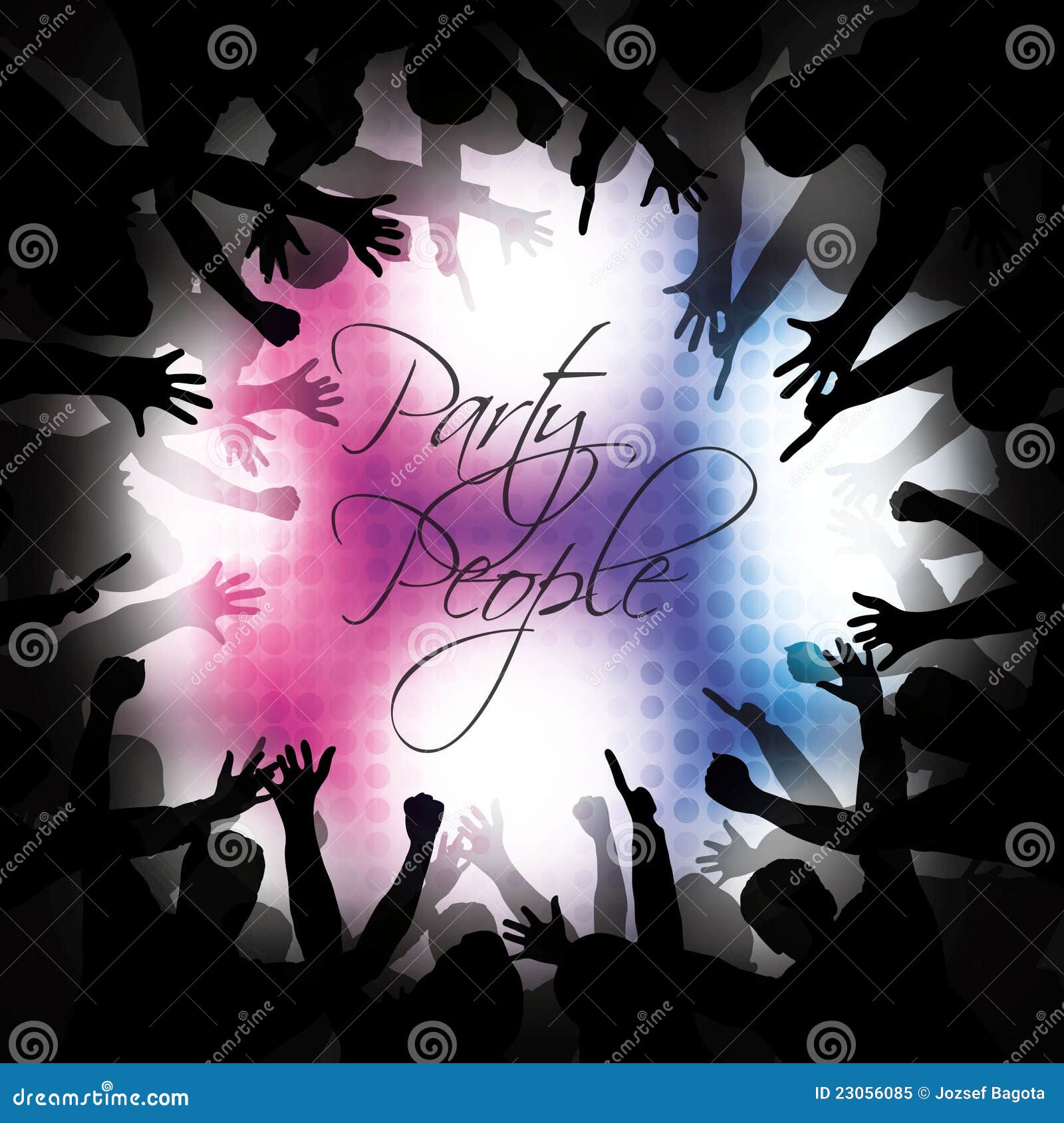 Background Flyer Or Cover Design Party Time Stock Vector Illustration Of Brochure Dance 23056085