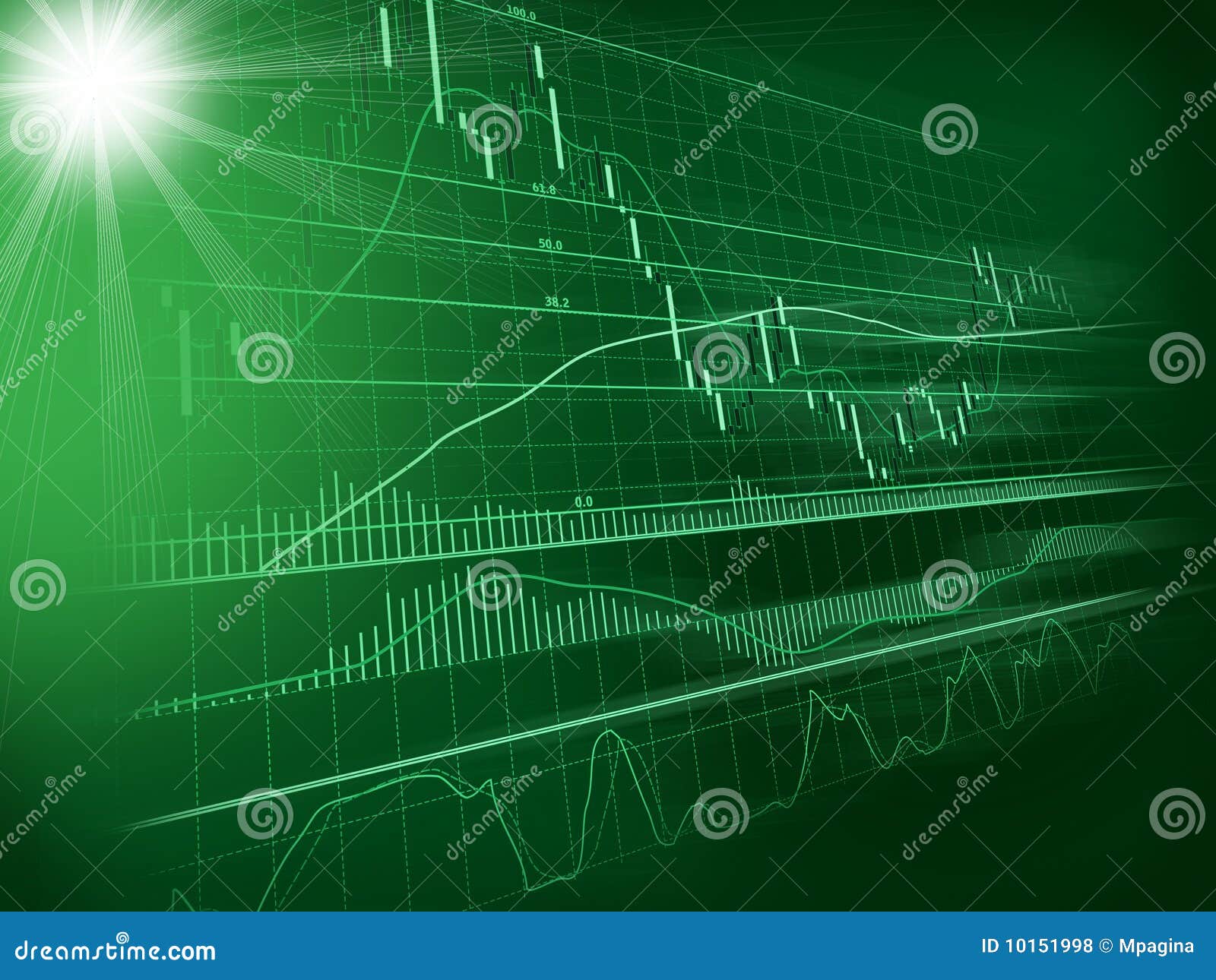 Background With Forex Chart Stock Illustration Illustration Of - 