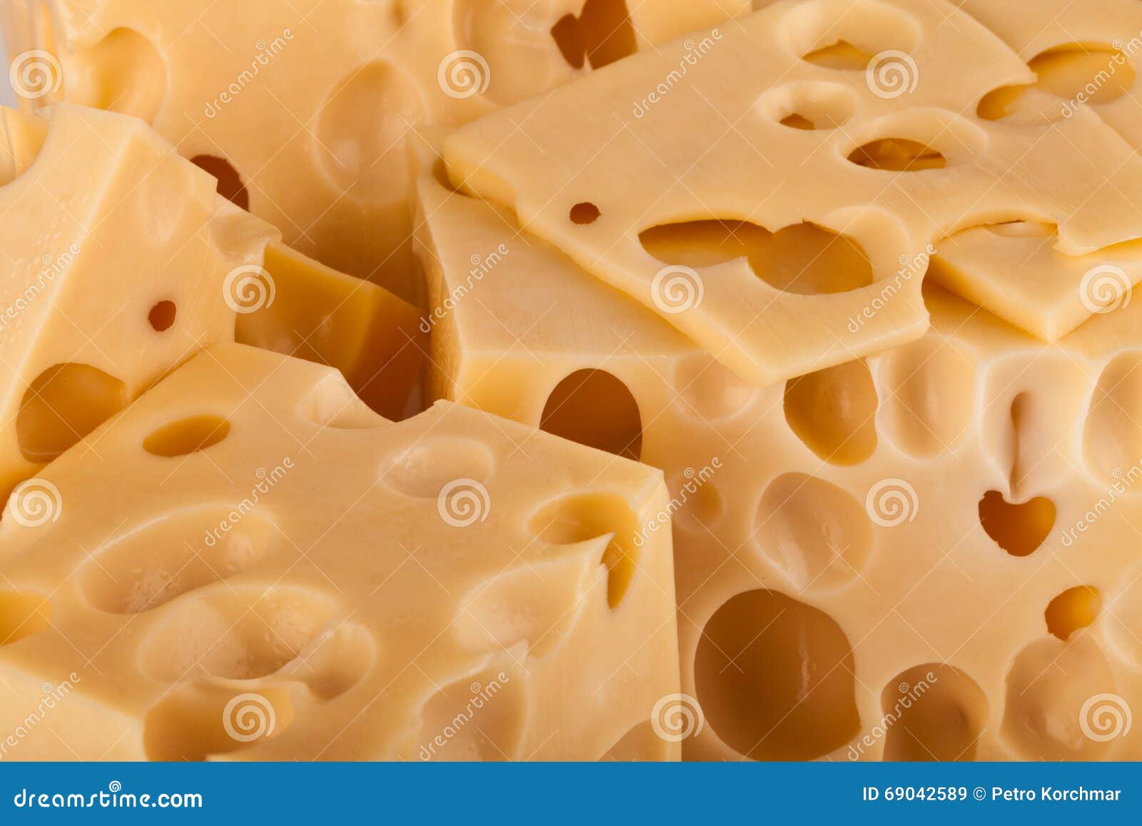 Background of Fresh Yellow Swiss Cheese with Holes Stock Image Image