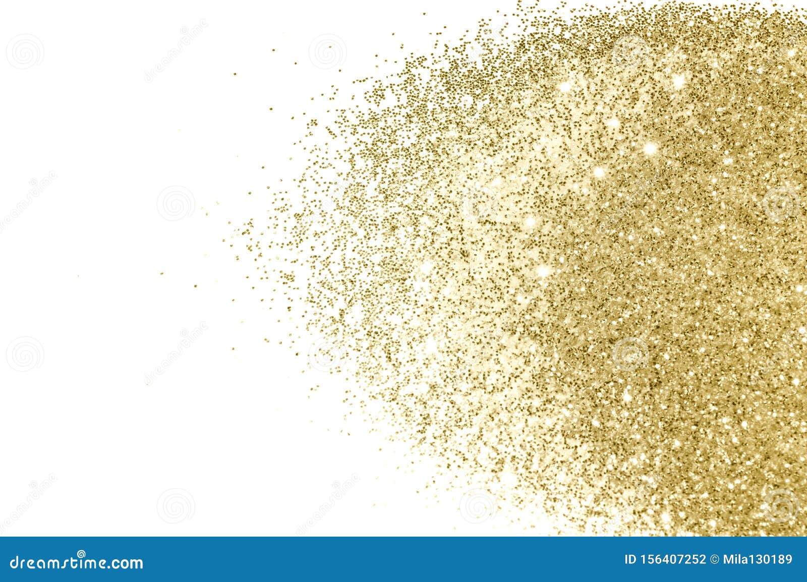 Background with Gold Glitter on White Background Stock Photo Image of glitter, glamour 156407252