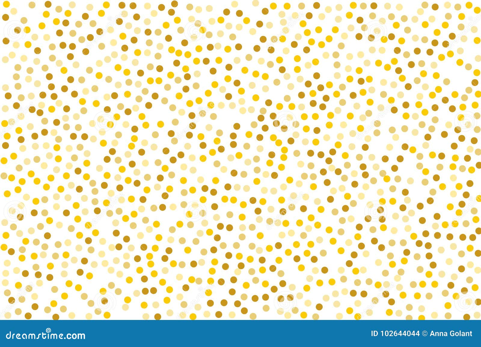 Background with Golden Glitter, Confetti. Gold Polka Dots, Circles, Round.  Bright Festive, Festival Pattern. Vector Illustration Stock Vector -  Illustration of pointillism, metallic: 102644044