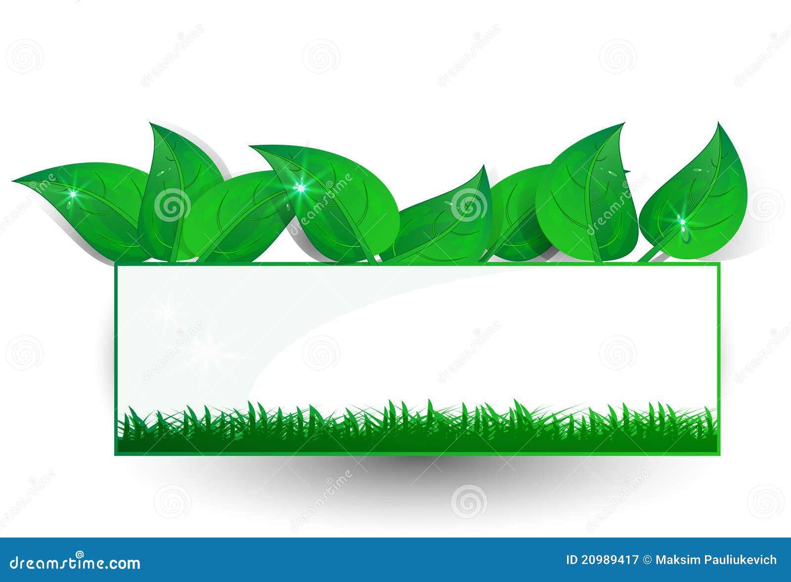 Background  Green  Banner  Petal Stock Vector Illustration 