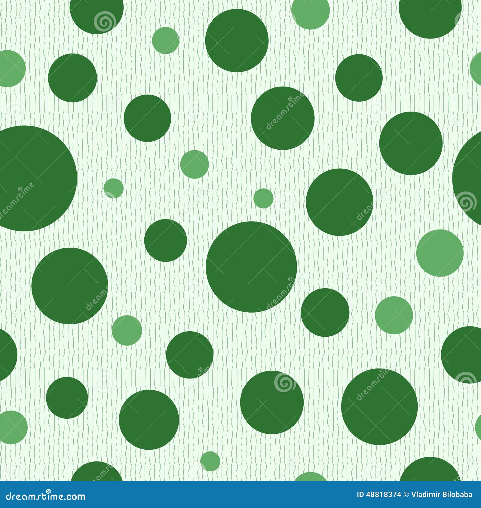 Background of Green Circles Stock Vector - Illustration of line, round ...