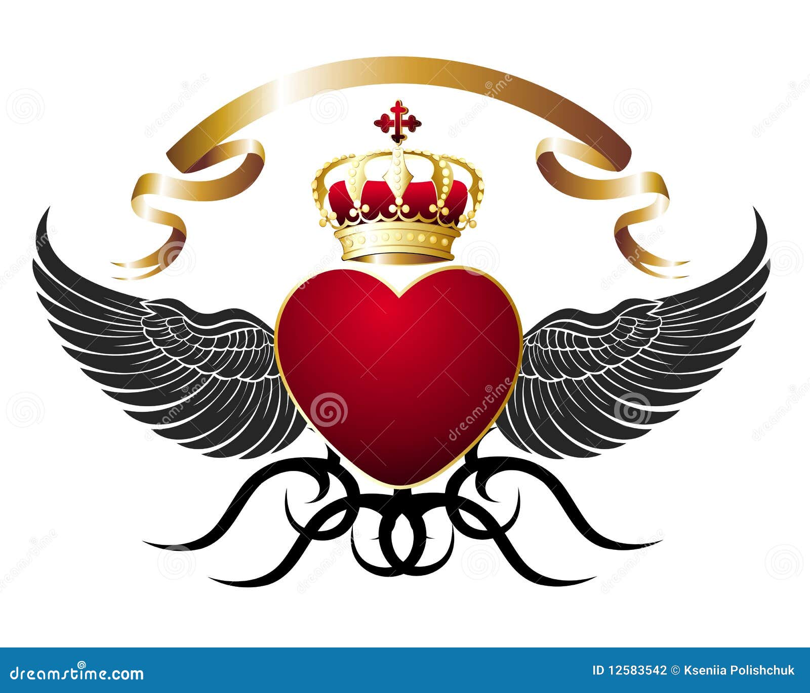 Heart Wing Tattoo Stock Illustrations 3 244 Heart Wing Tattoo Stock Illustrations Vectors Clipart Dreamstime