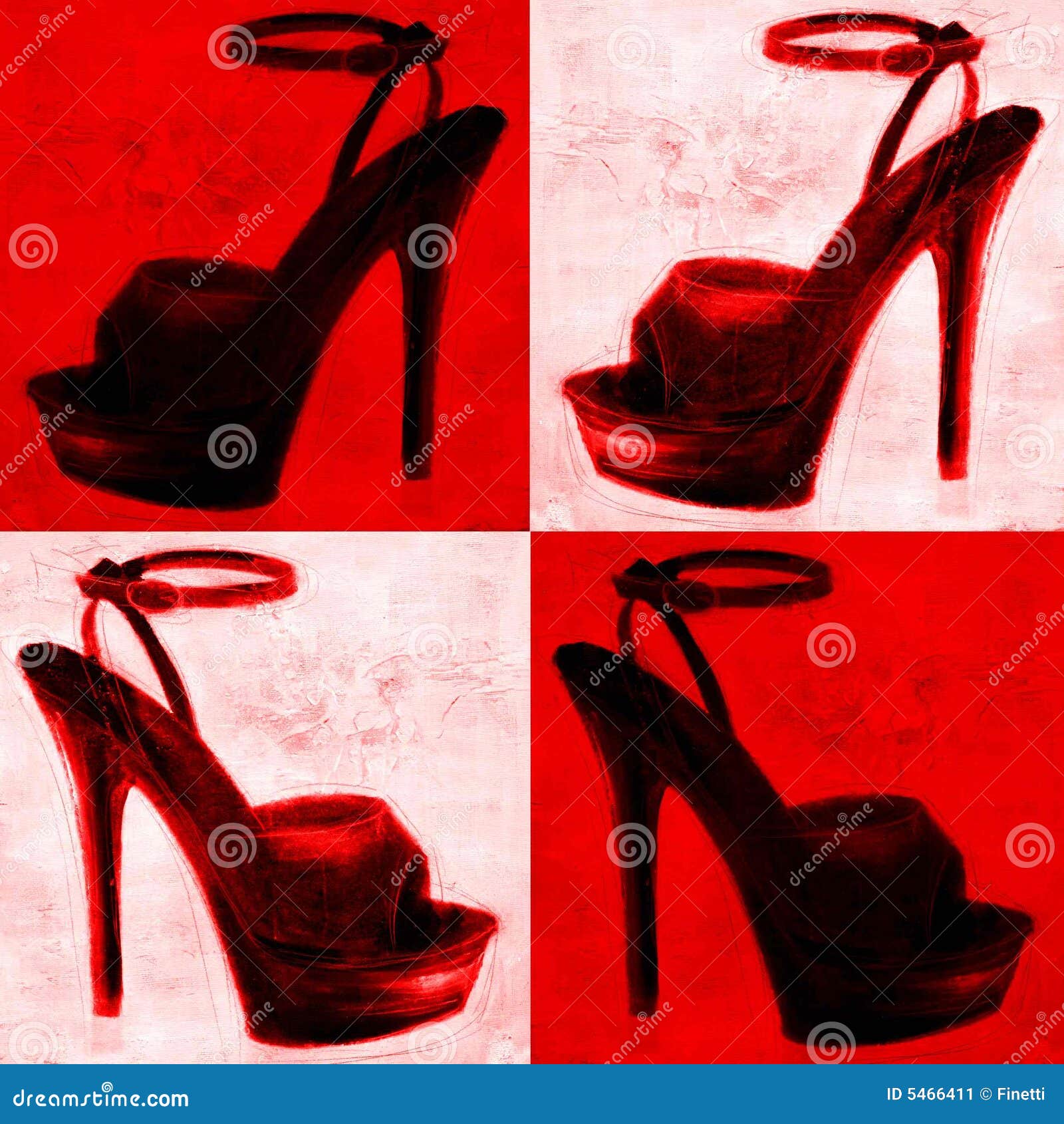Background High Heel Design Stock Illustration - Illustration of drawn