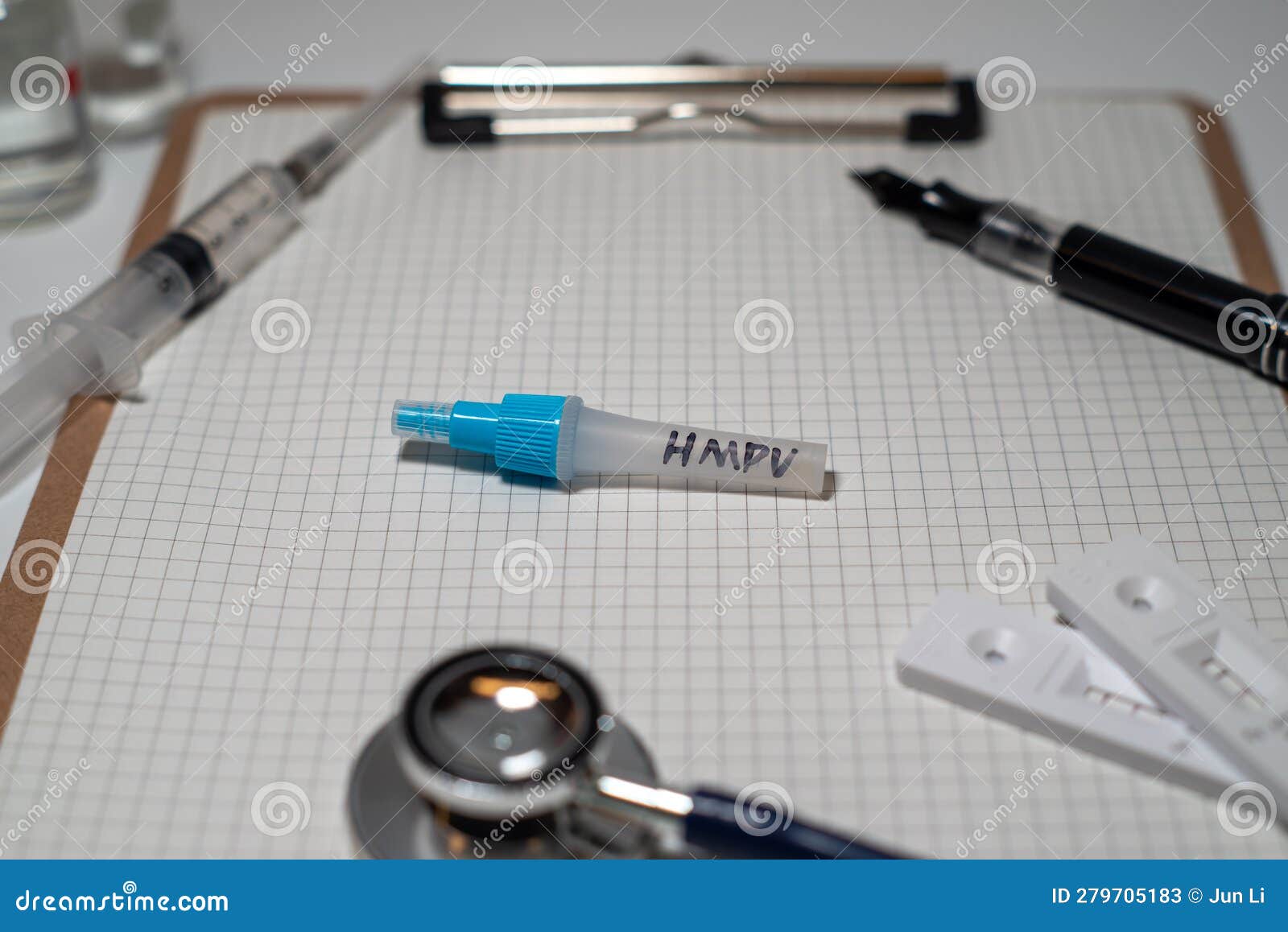 Background of Human Metapneumovirus (HMPV) RT-PCR Kit Stock Image 