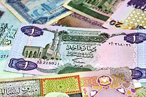 Background Of Libyan Money Dinars Banknotes Old Libyan Money Banknotes 