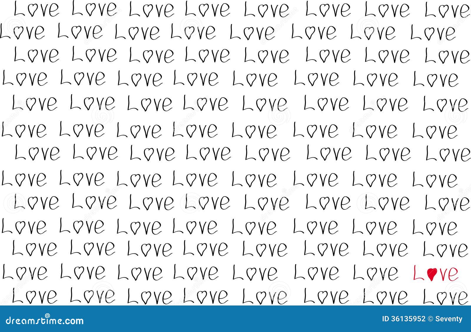 Background love stock vector. Image of valentine, lettering - 36135952