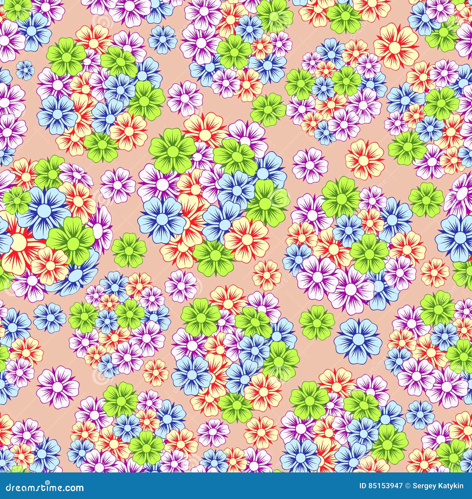 Background Made Up of Flowers and Plants. Herbs and Flowers Stock Vector Illustration of flora