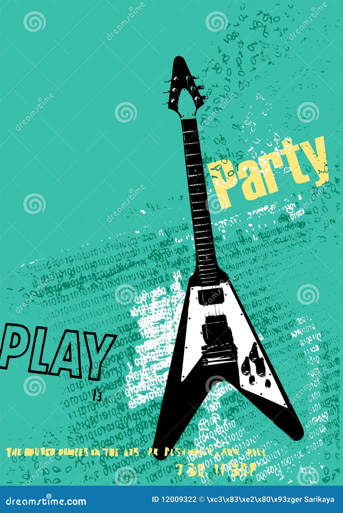 Background music party stock vector. Illustration of texture 12009322