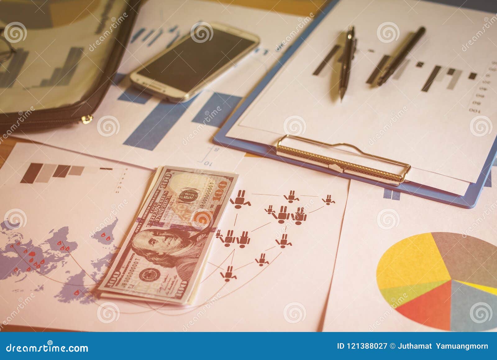 Background Object Charts And Graphs Of The Work Are Us Bank Notes