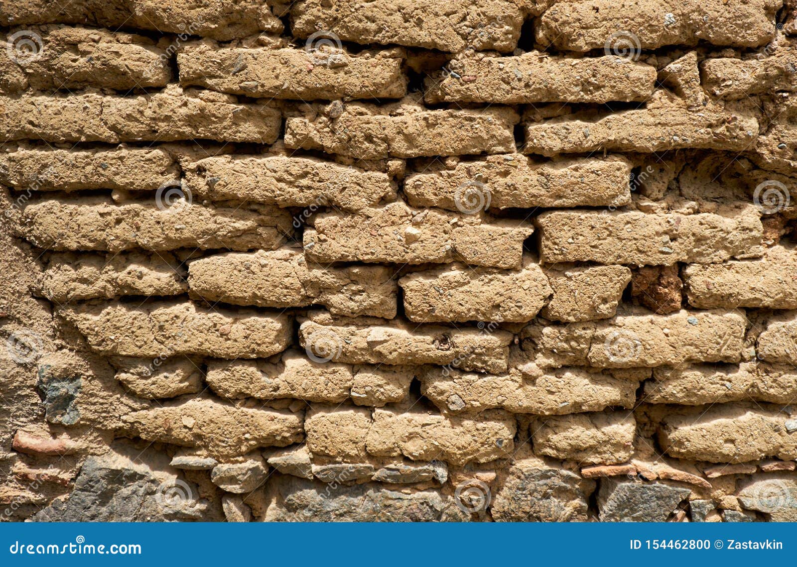 Background of Old Wall Made of Adobe or Mudbrick Masonry Stock Photo Image of shape, brick