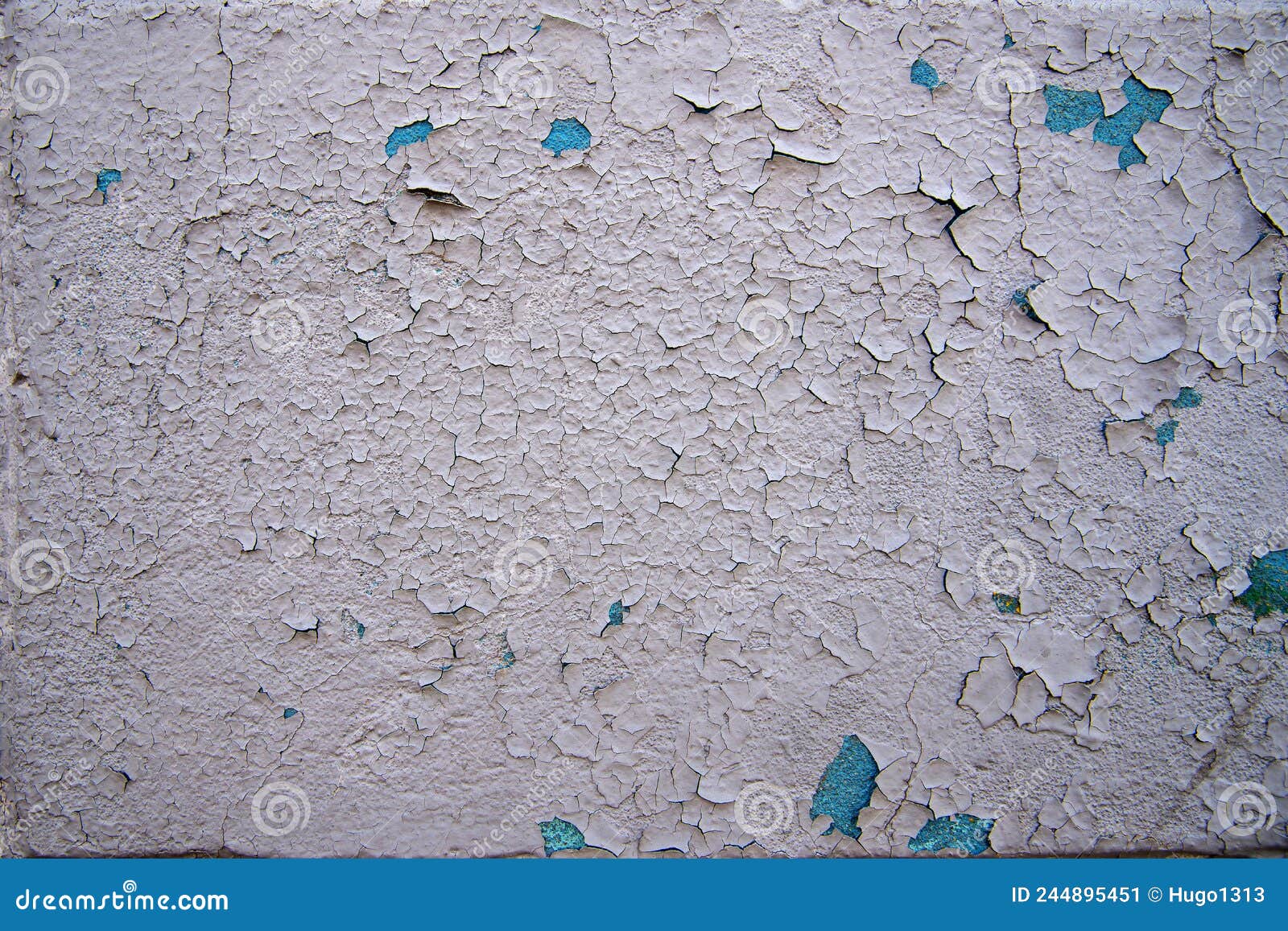 Background of Old Wall with Peel Paint Crack Texture Surface Stock