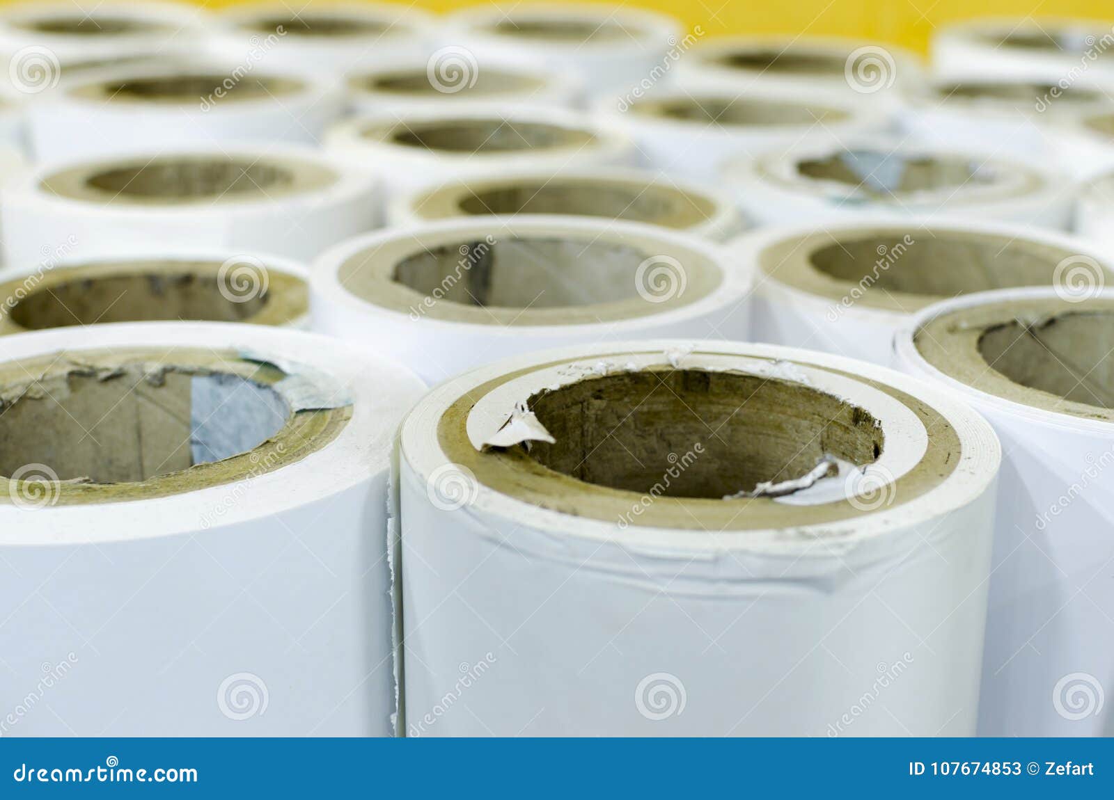 Background from Paper Rolls Stock Image Image of empty, tape 107674853