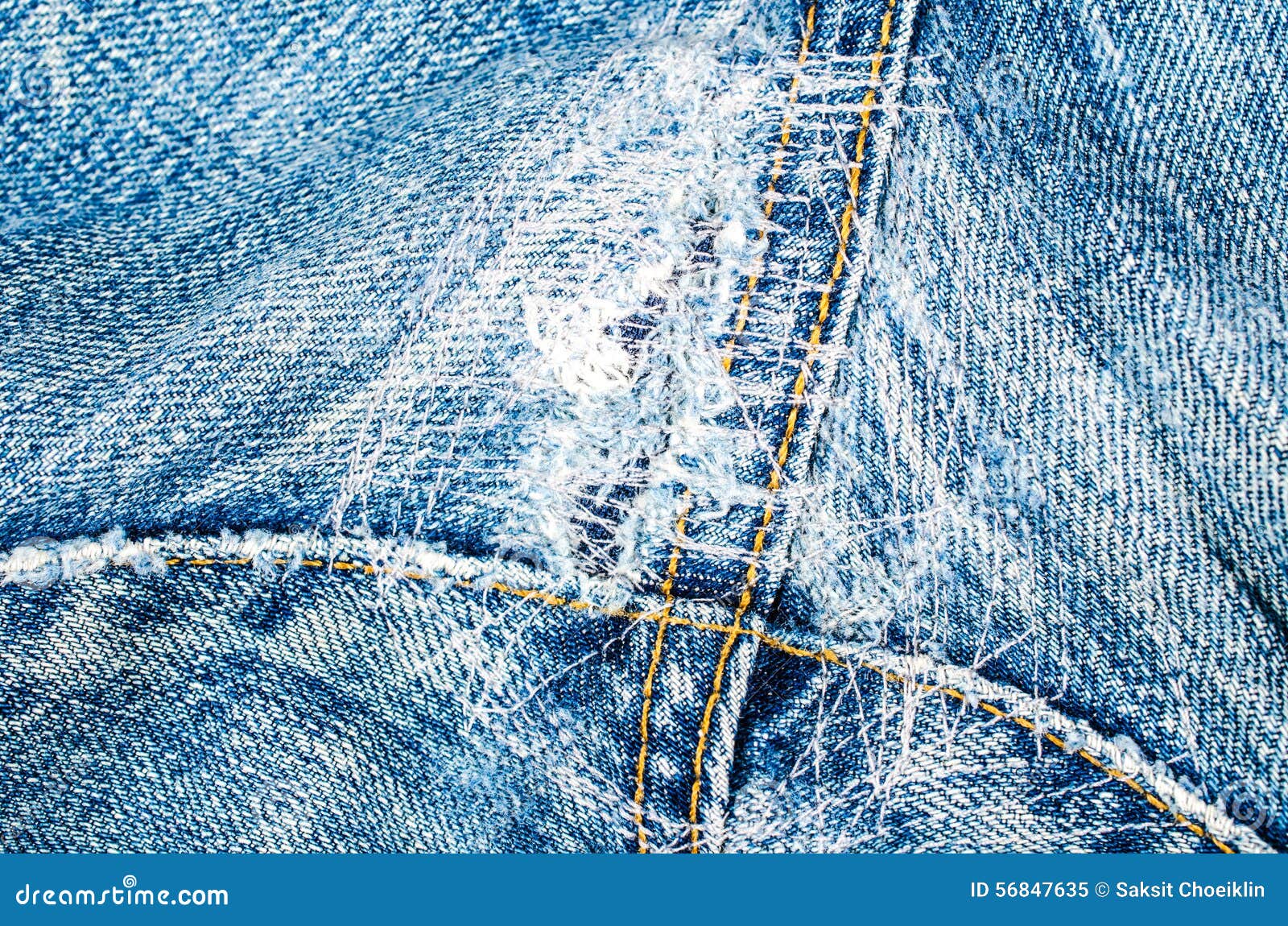 Background of Patch Blue Jeans Texture Stock Image - Image of wear ...