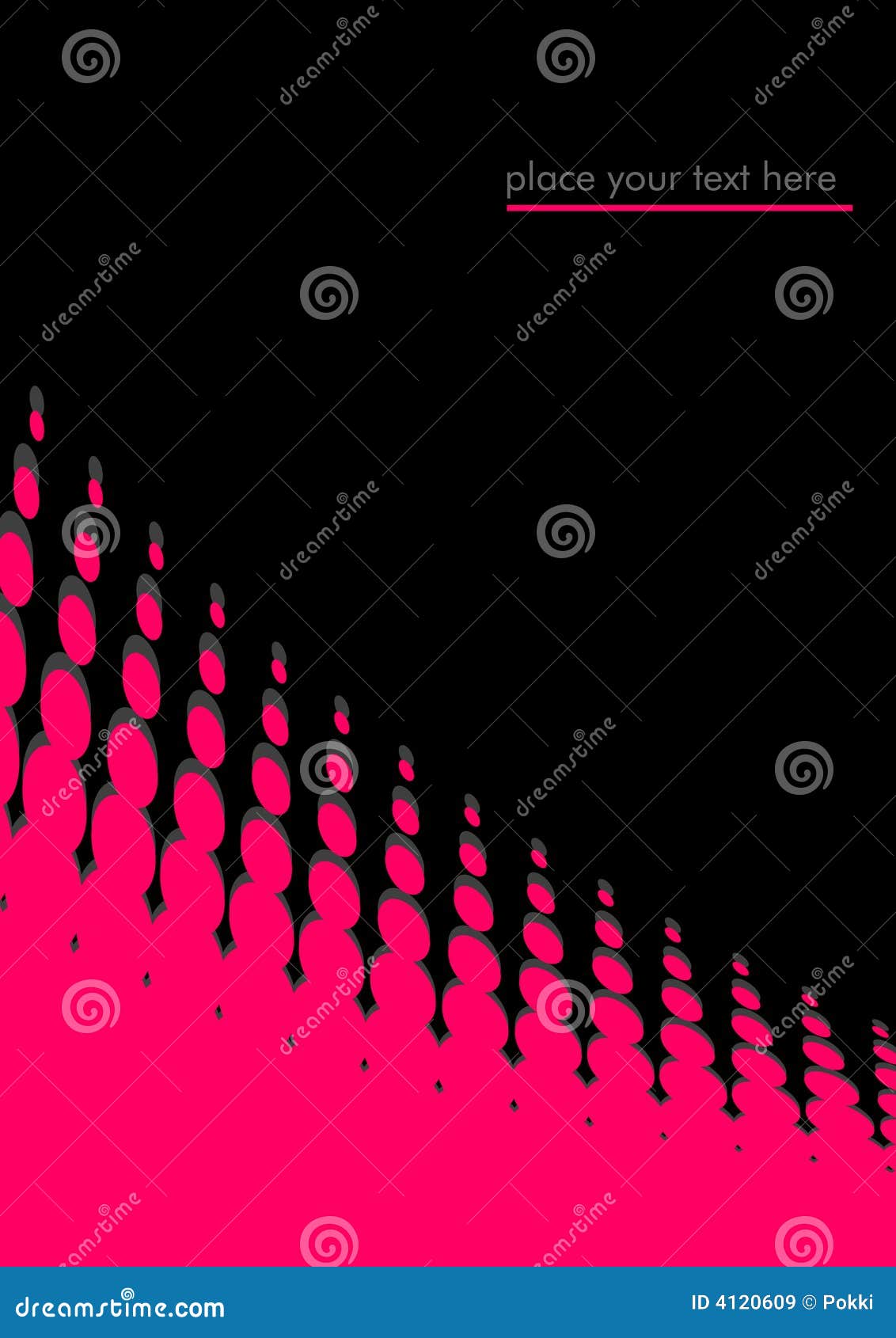Background With Pink Circles. Stock Vector - Illustration of round