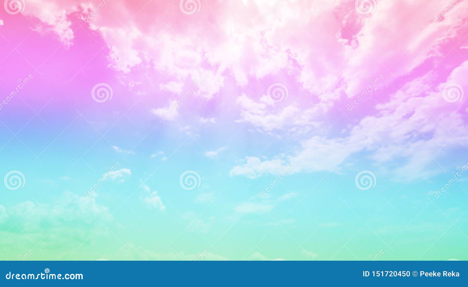 Background with Pink Pastel Sky and Blue Sky, Beautiful Nature and  Environment. Stock Photo - Image of wallpaper, banner: 151720450