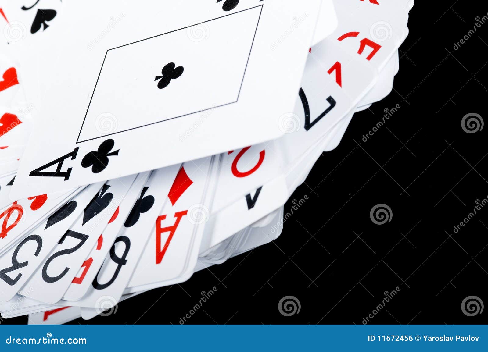 Background With Playing Cards Stock Photo - Image of ideas, fortune