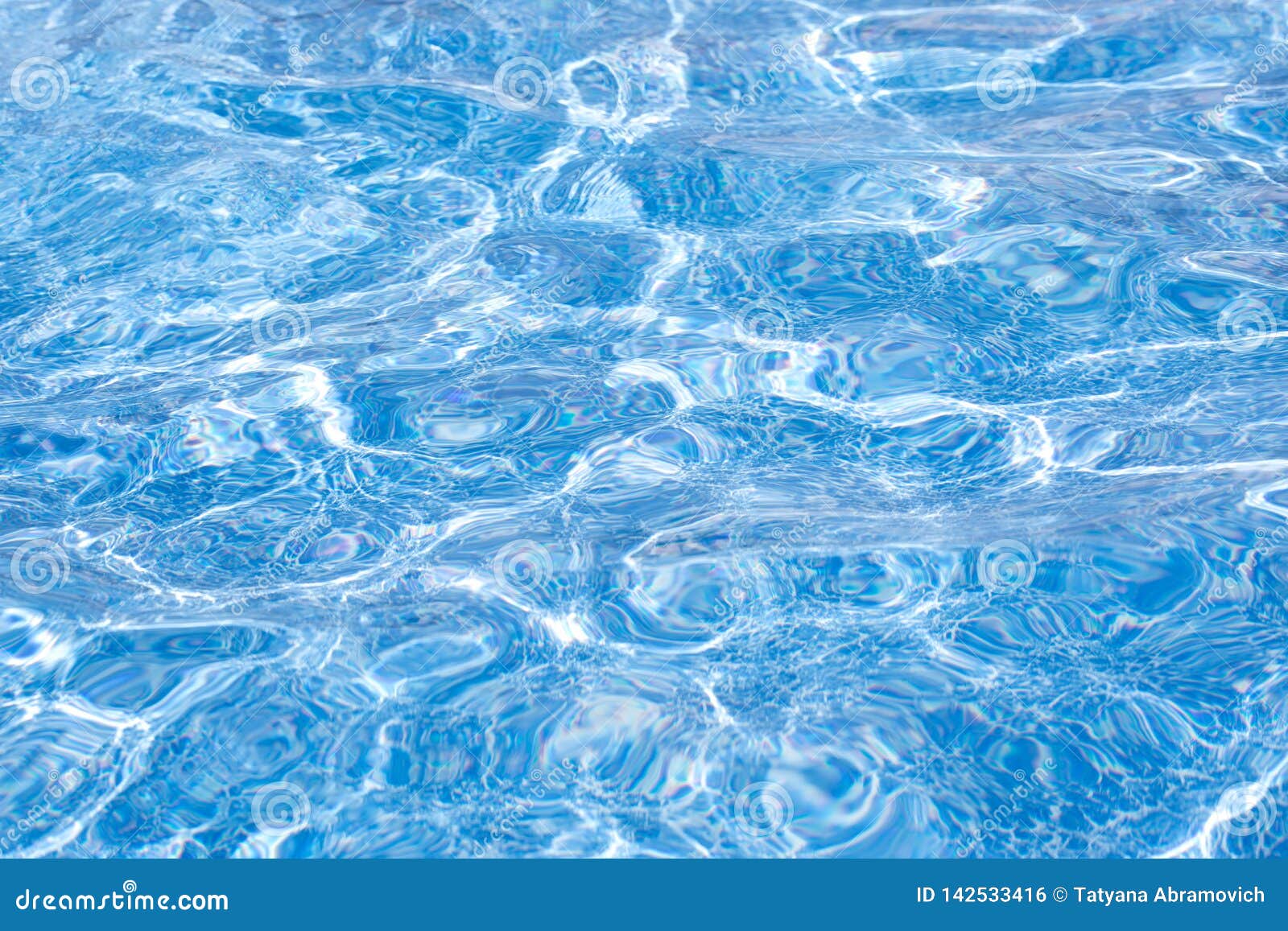 Background. Pool with Clear Blue Water. Stock Photo - Image of ocean