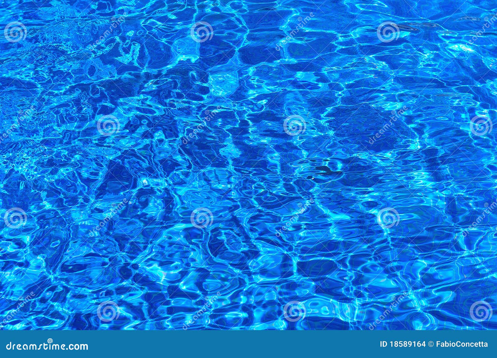 background of pool water