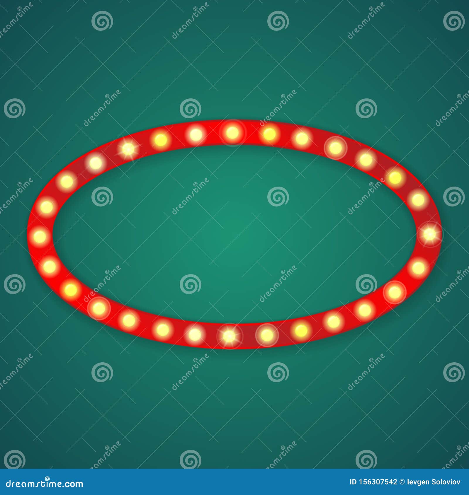 red light elipse frame background