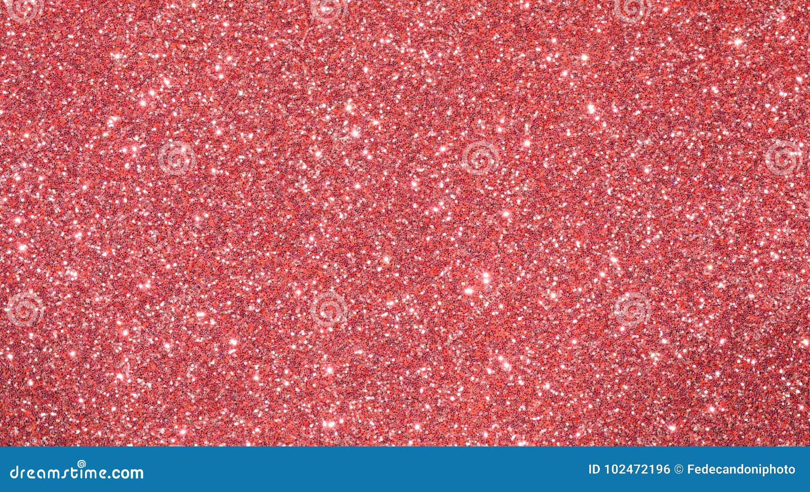Background RED Shimmering Glittered with Glittering Lights Stock Photo