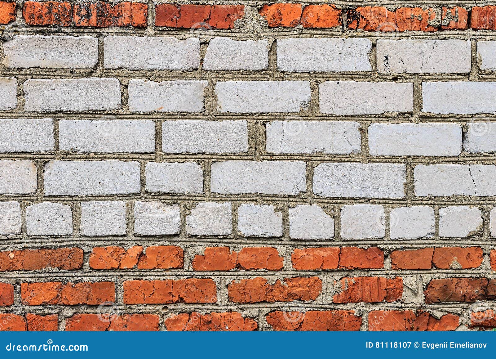 Background of Red and White Brick Wall Texture Stock Image Image of