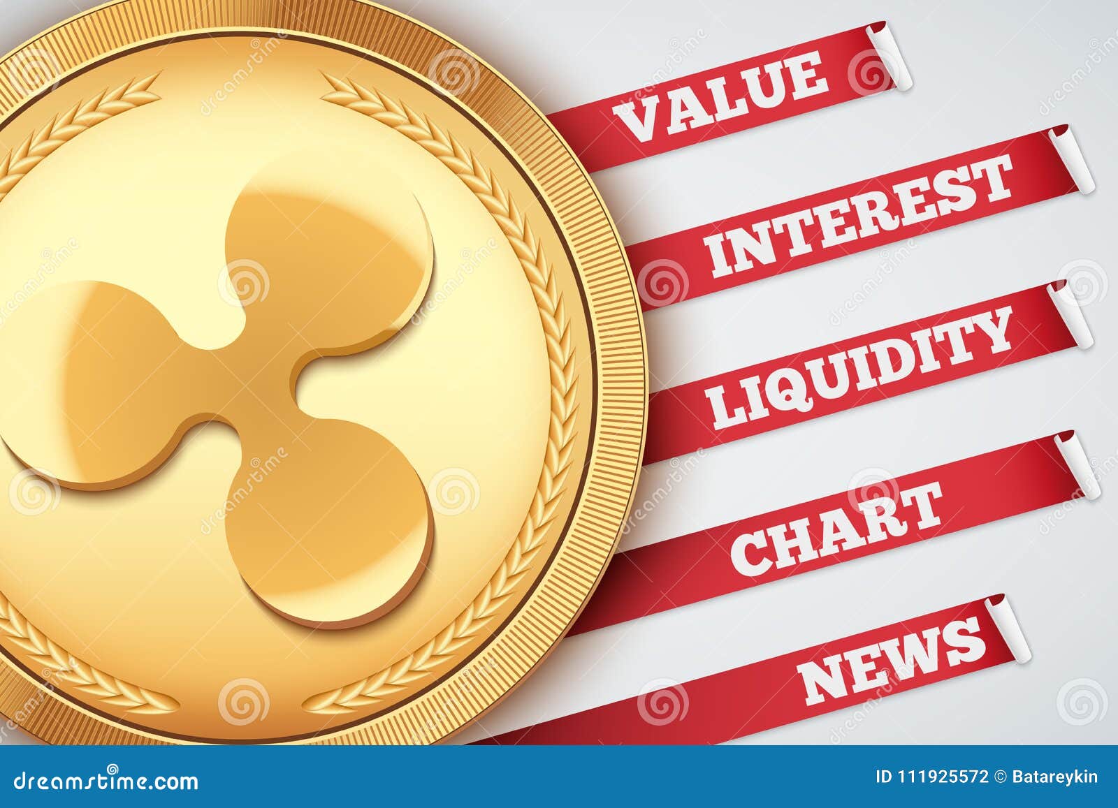 Background Of Ripple Cryptocurrency Infographic Stock ...
