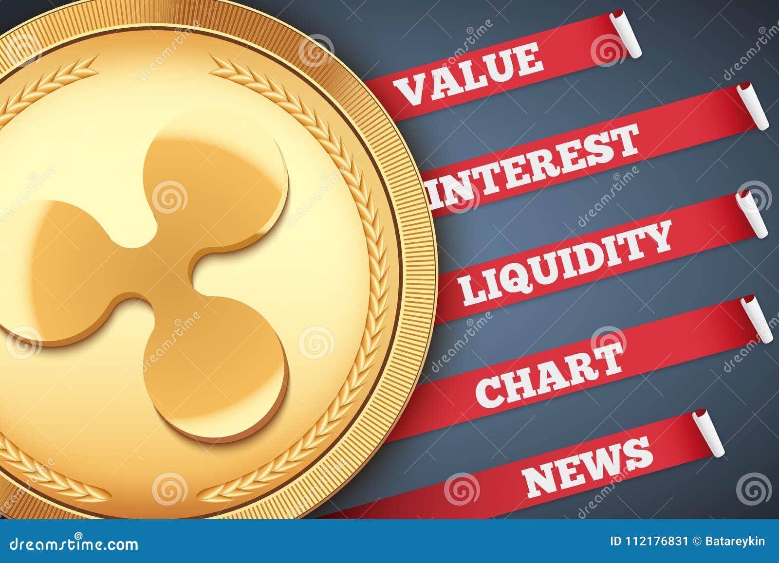 Background Of Ripple Cryptocurrency Infographic Stock ...
