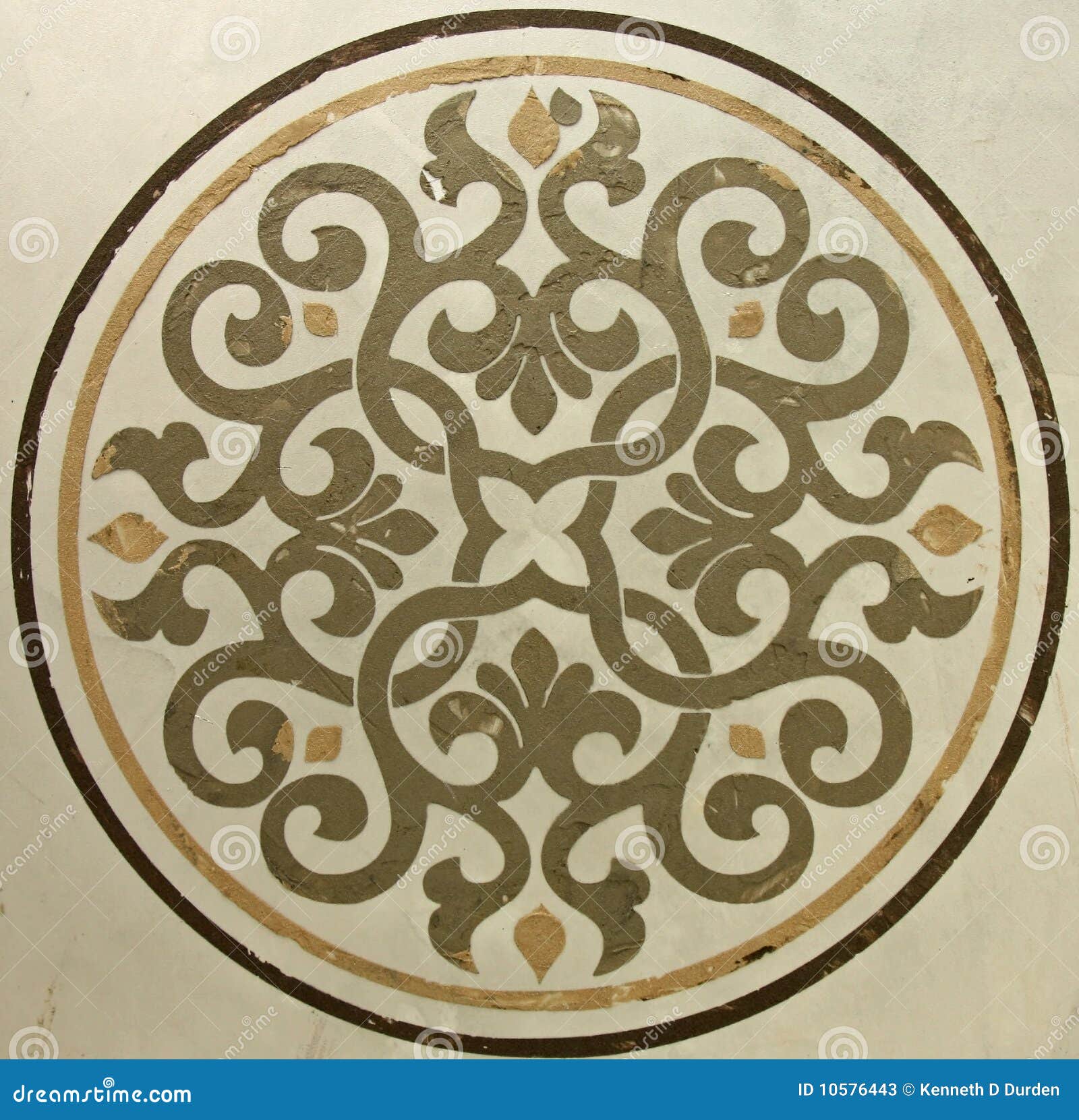 Background Round Stencil stock illustration. Illustration of plaster