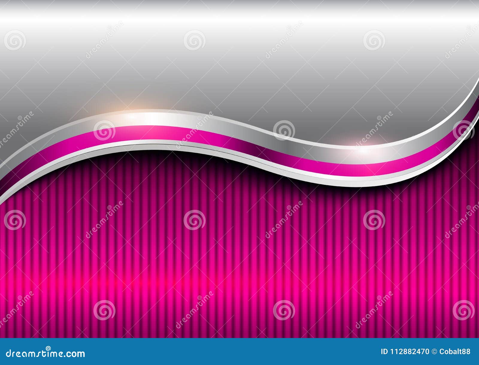 Pink And Silver Abstract Background Design Template Or Wallpaper