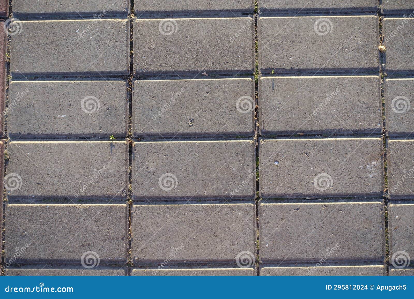 Background - Stack Bond Brick-like Gray Concrete Pavement Stock Photo ...