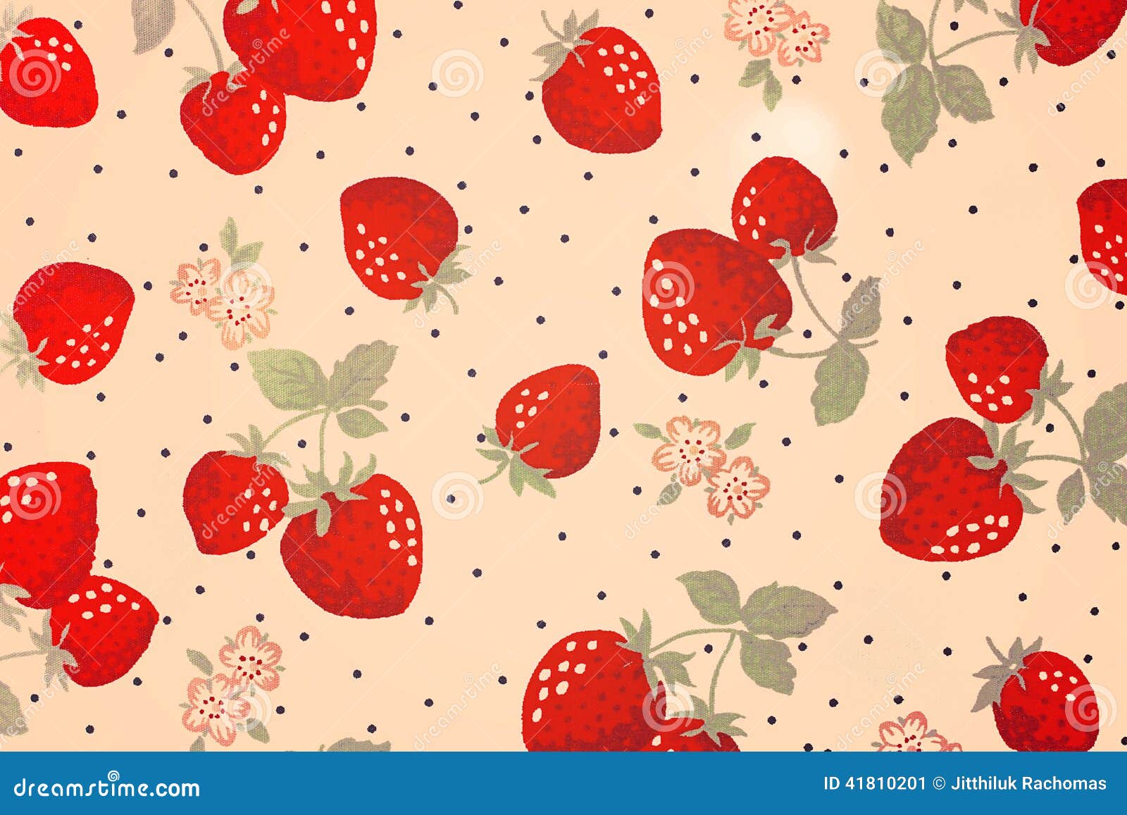 Background with Strawberries Stock Illustration Illustration of