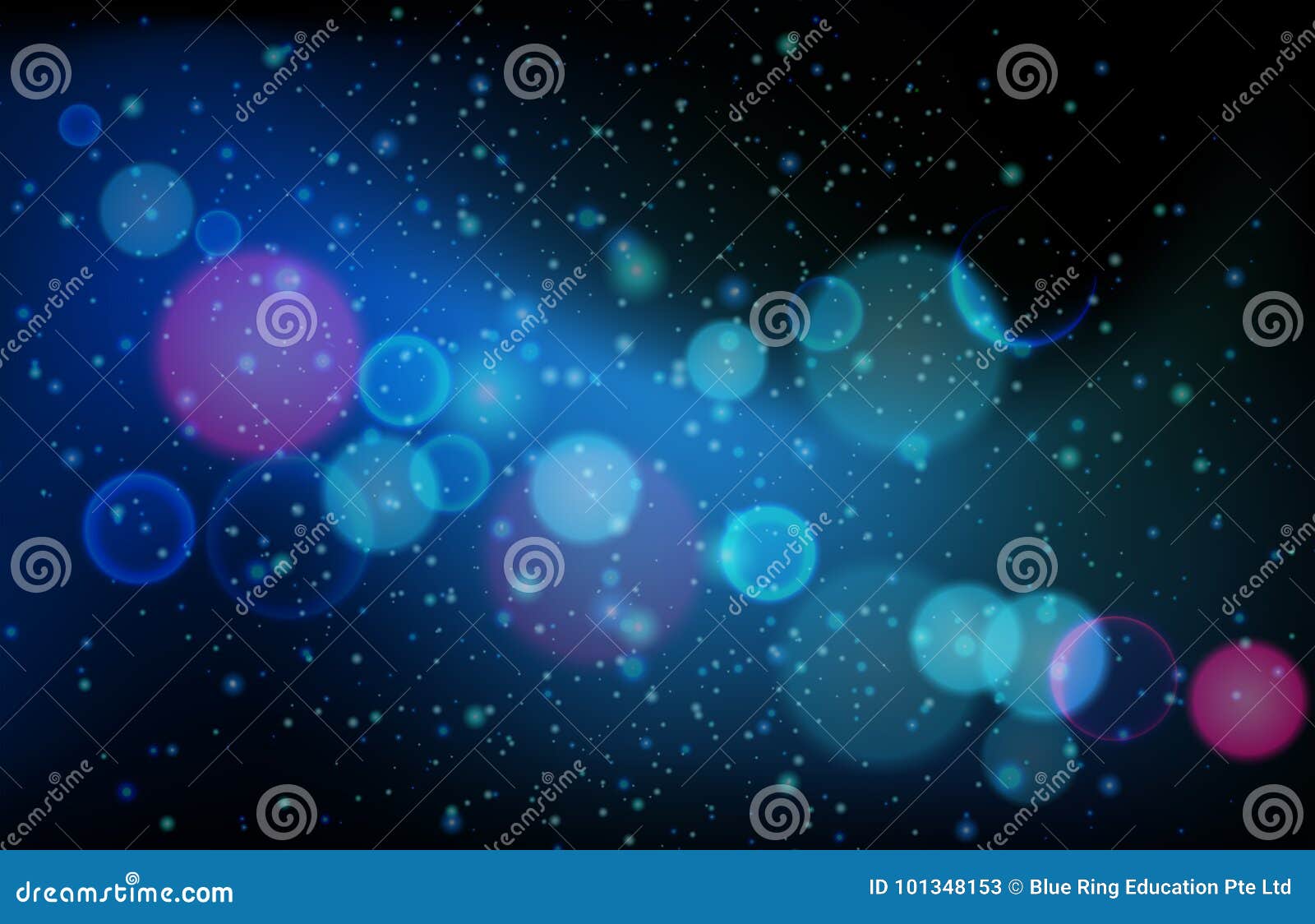 Background Template with Blue Light Stock Vector Illustration of clip