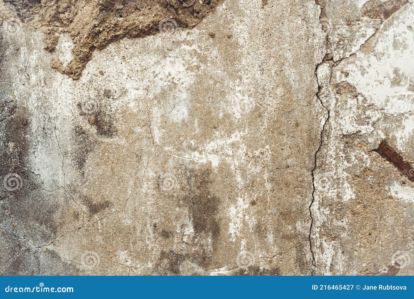 Background Texture. Aged Concrete Surface with White Paint Residues