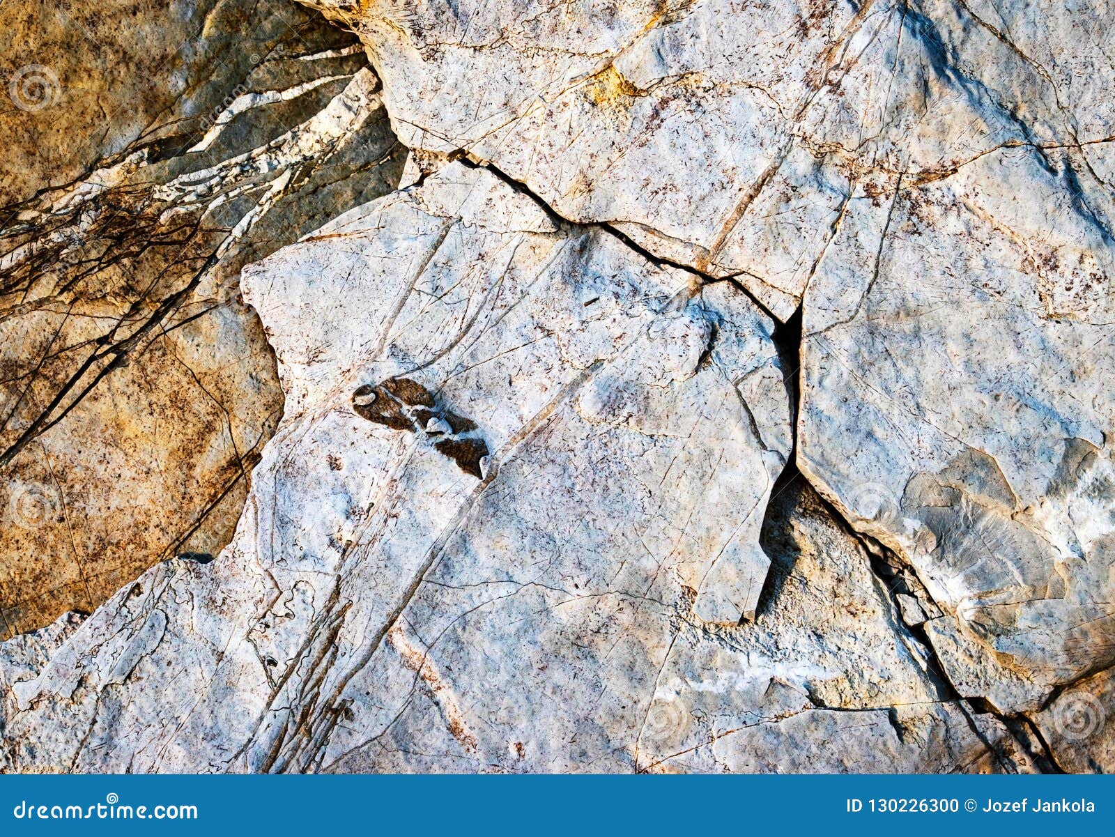 The Structure Of The Limestone Natural Stone Stock Photography