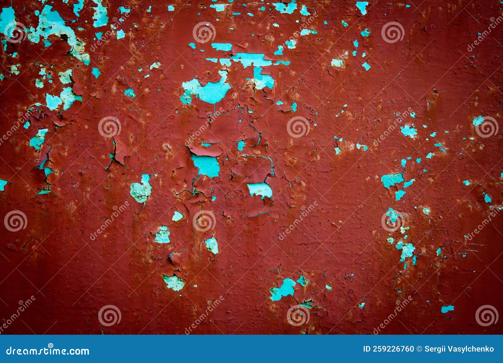Abstract Texture of Old Red Paint on a Metal Surface. Stock Photo Image of grunge, crack