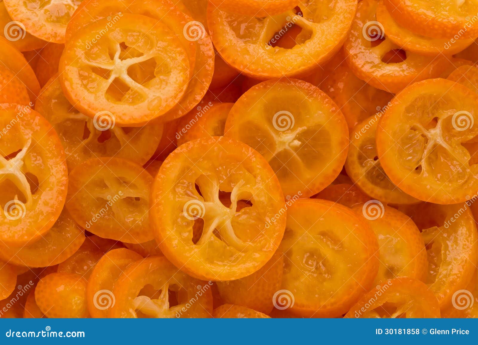 Kumquat Slices stock photo. Image of citrus, texture 30181858