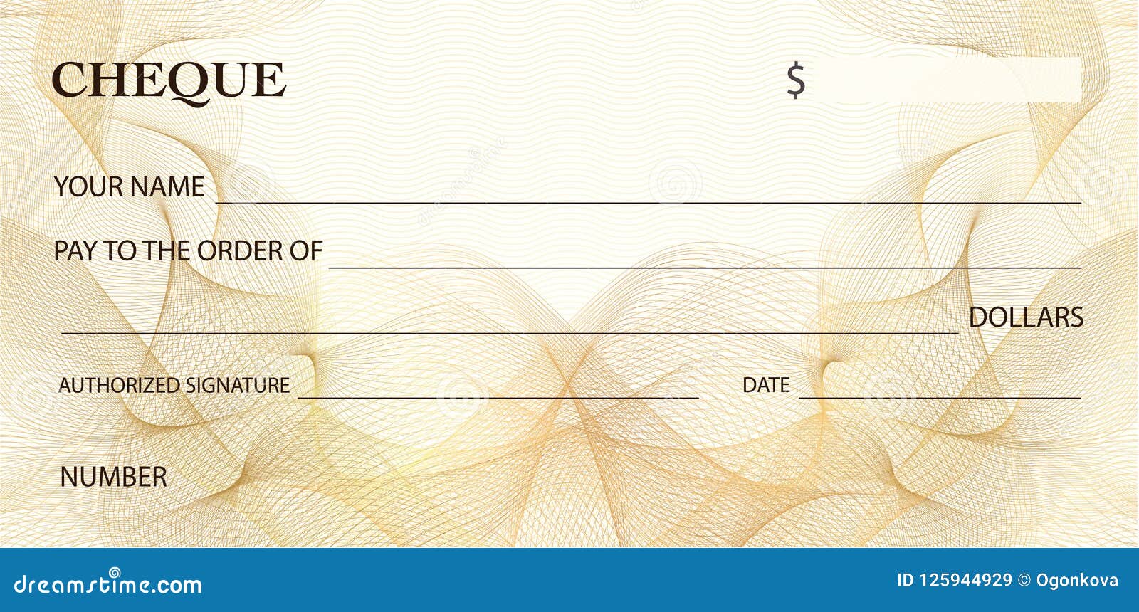 Check Cheque Chequebook Template Gold Lines Pattern Guilloche check-cheque-chequebook-template-gold-lines-pattern-guilloche