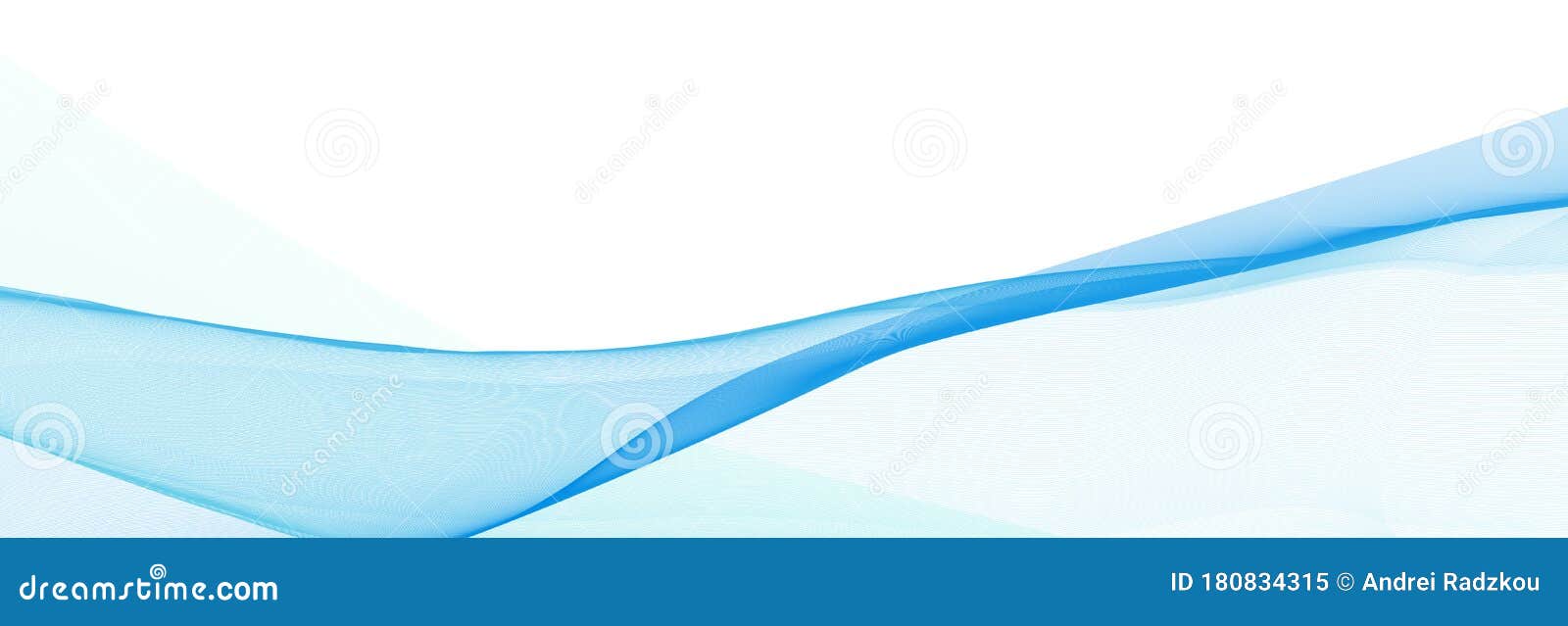 Background with Transparent Wave from Blue To Light Cyan Stock Vector -  Illustration of curly, cyan: 180834315