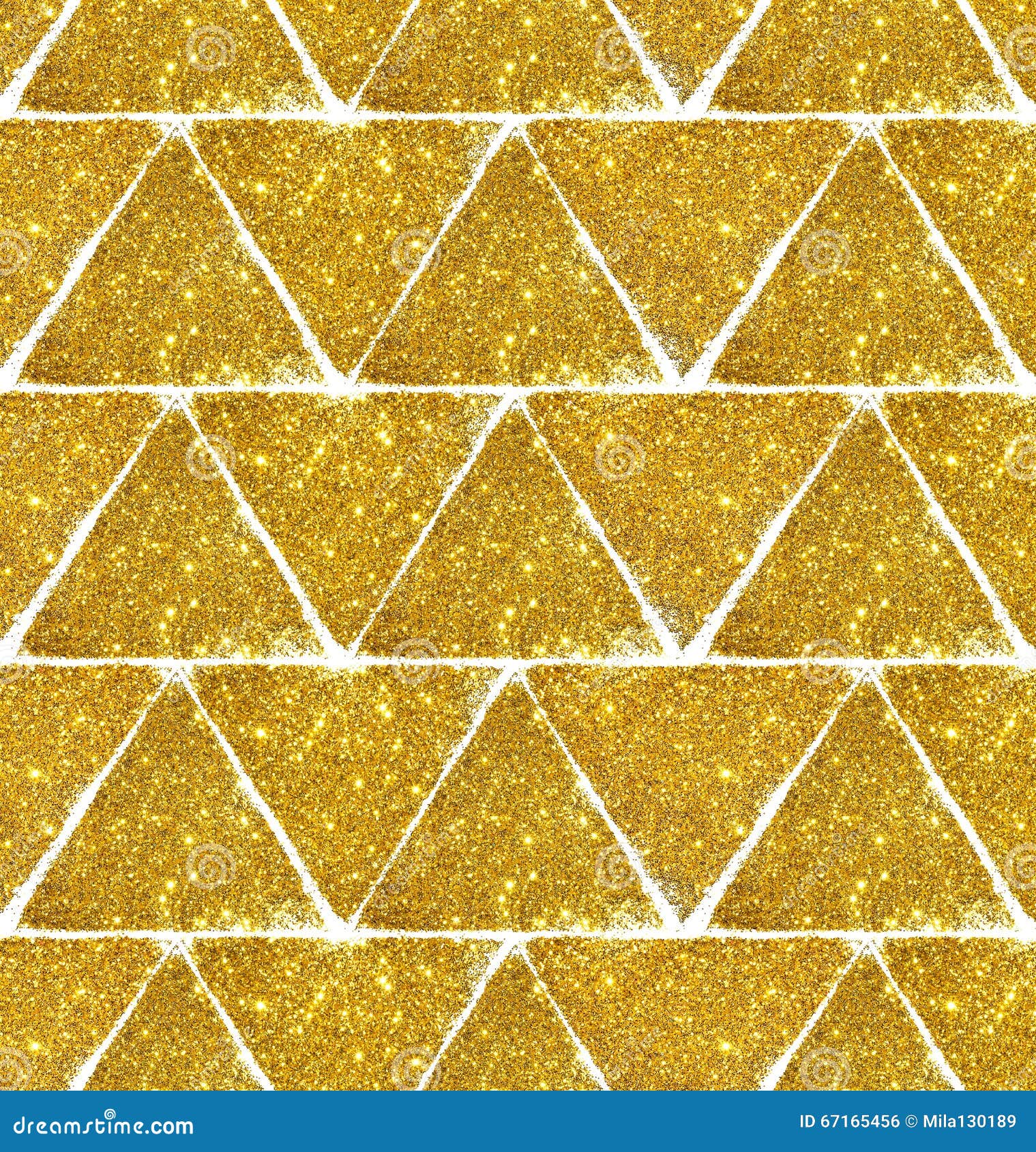 Background with Triangles of Golden Glitter, Seamless Pattern Stock Photo Image of makeup