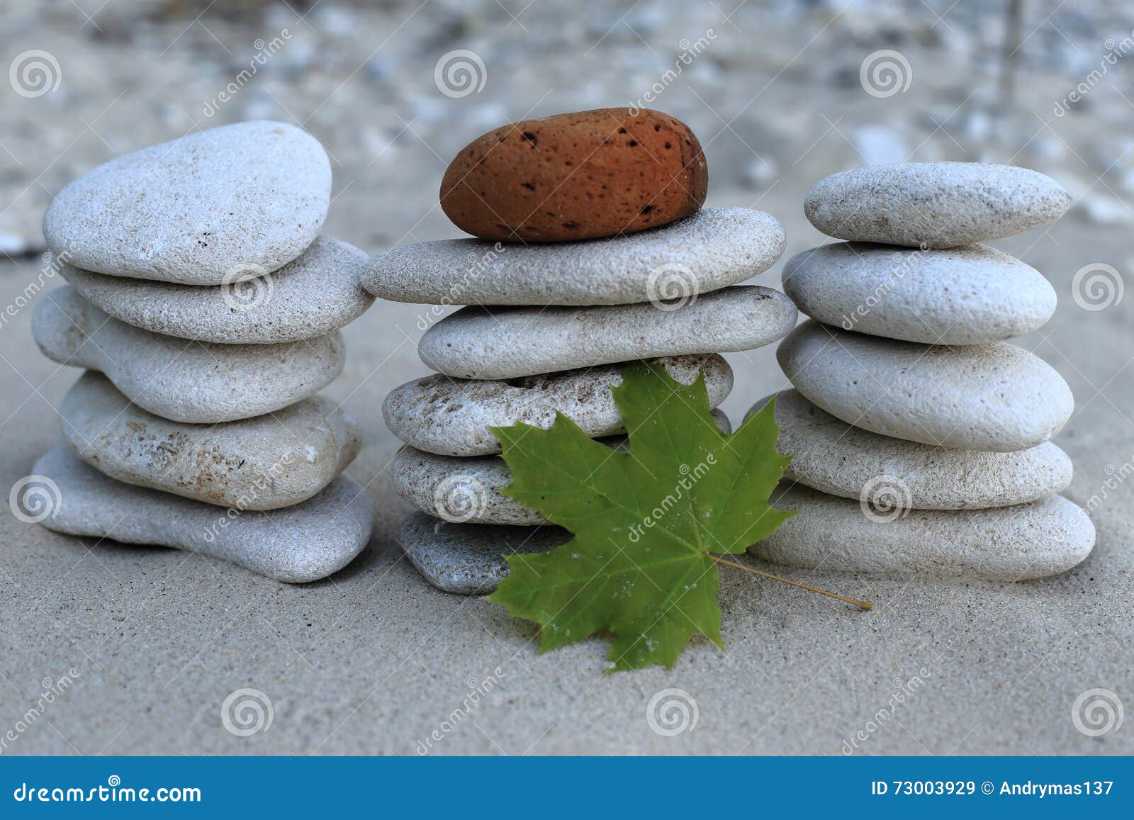background from a variety of pebbles