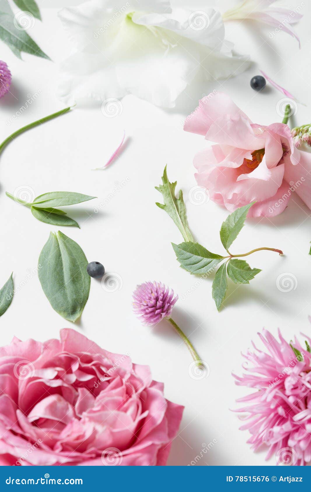 Background of Various Flowers Stock Photo Image of flower, leaf 78515676