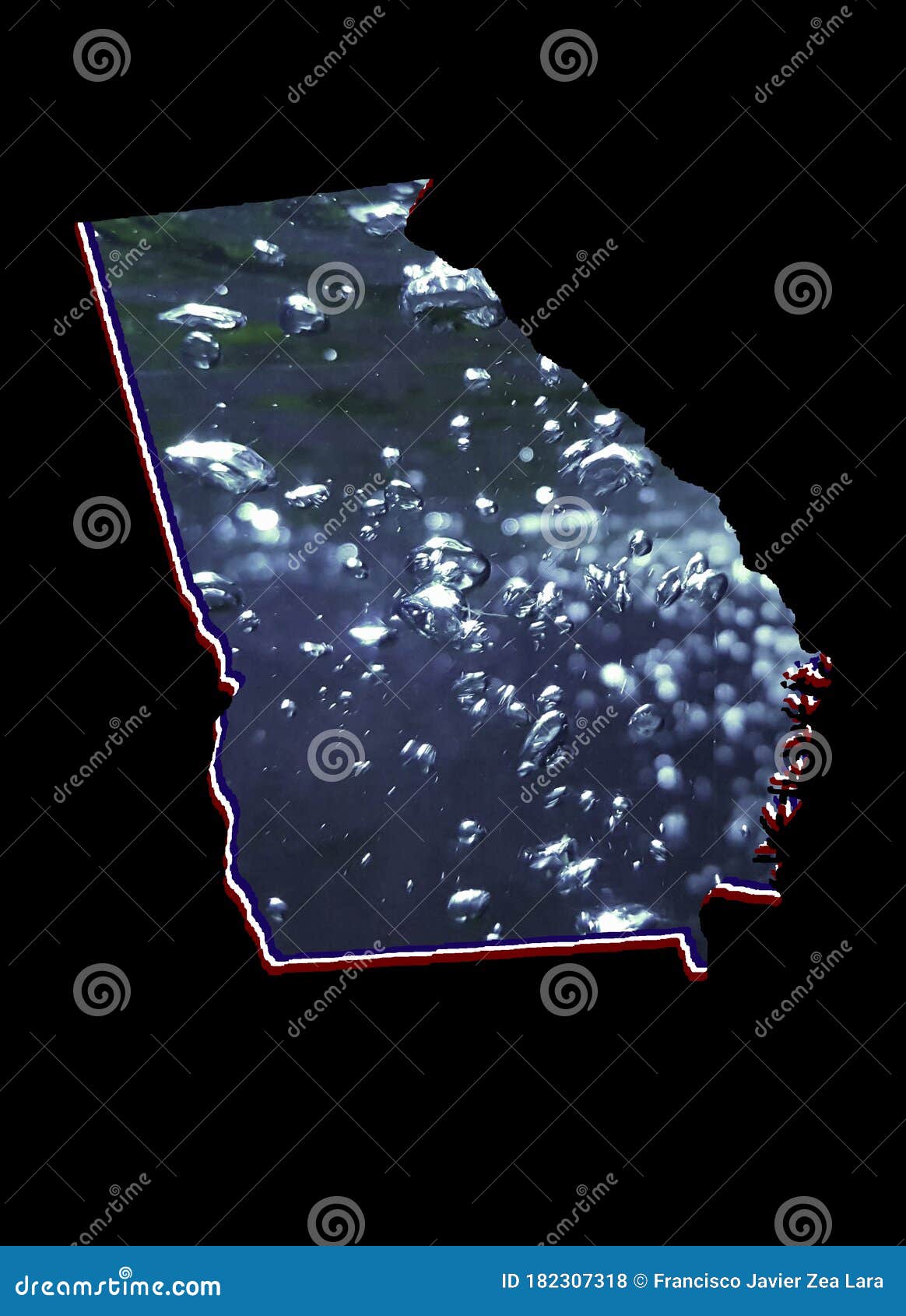Background for Water Care Issues in State Stock Photo Image
